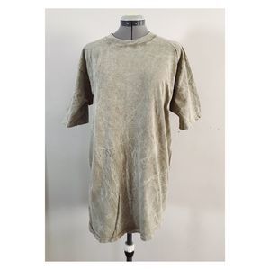 Vintage 90s Copa Banana Sz L Garment Dyed Tan Tee